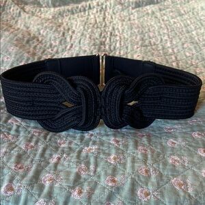 H&M Elegant Black Knotted Belt